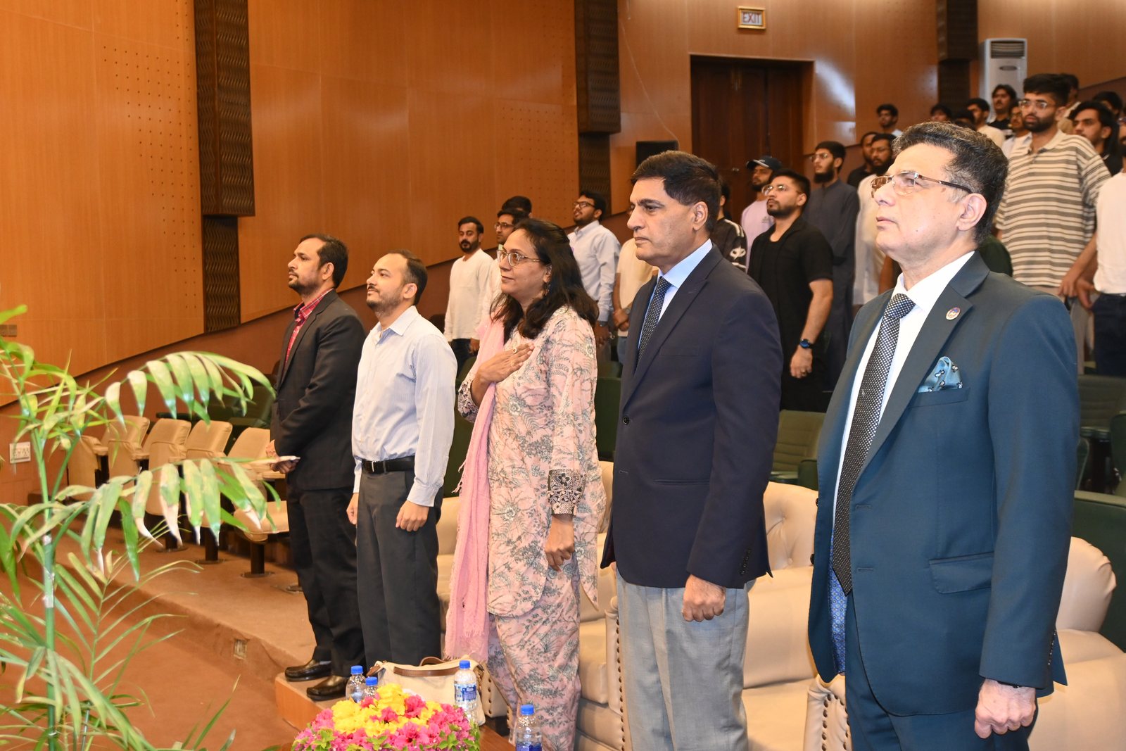 Guests at the closing ceremony